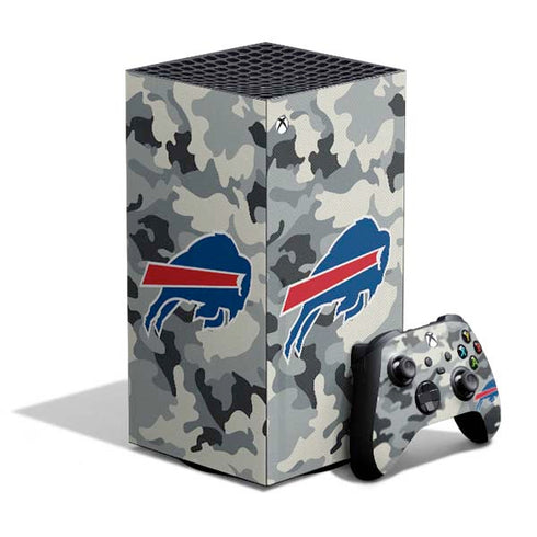 NFL Buffalo Bills Camo XBox Series X Digital Edition Bundle Skin