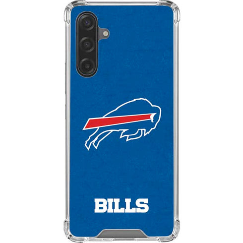 NFL Buffalo Bills Distressed Galaxy A17 Clear Case