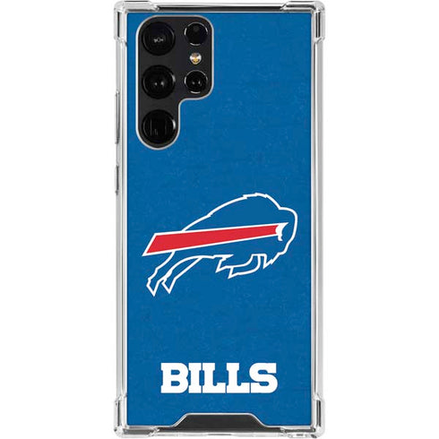 NFL Buffalo Bills Distressed Galaxy S23 Ultra Clear Case