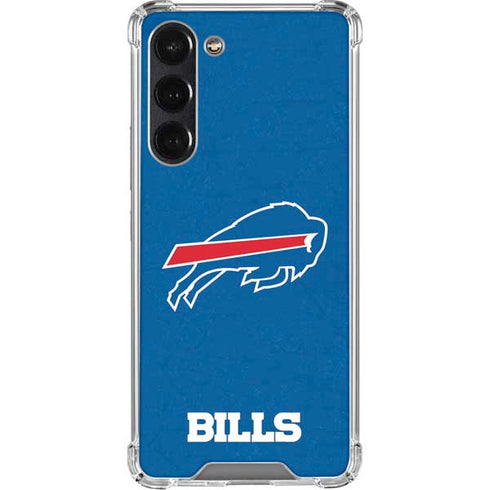 NFL Buffalo Bills Distressed Galaxy S24 FE Clear Case