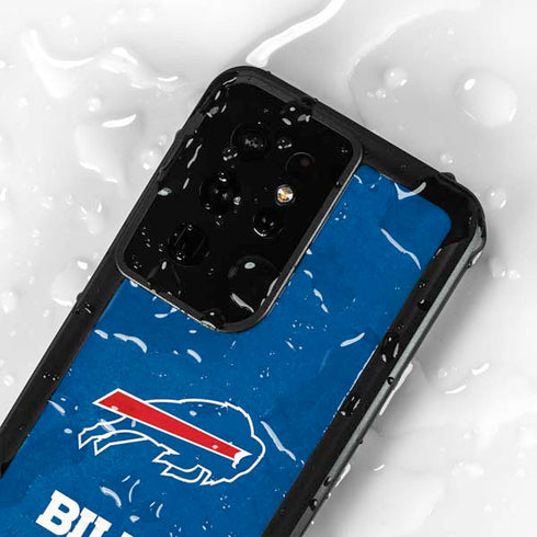 NFL Buffalo Bills Distressed Galaxy S24 Ultra Waterproof Case