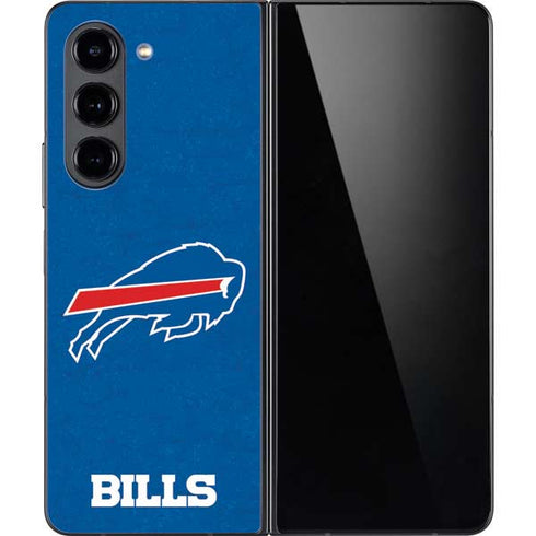 NFL Buffalo Bills Distressed Galaxy Z Fold5 5G Skin