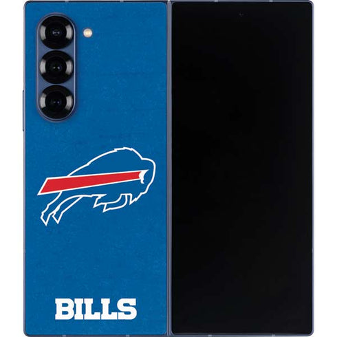 NFL Buffalo Bills Distressed Galaxy Z Fold6 Skin