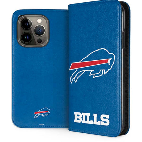 NFL Buffalo Bills Distressed iPhone 14 Pro Folio Case