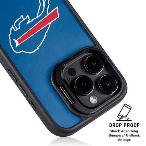 NFL Buffalo Bills Distressed iPhone 14 Pro Max Kickstand Case
