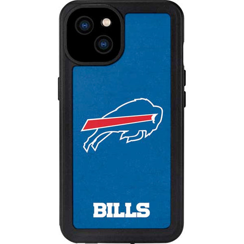 NFL Buffalo Bills Distressed iPhone 15 Plus Waterproof Case