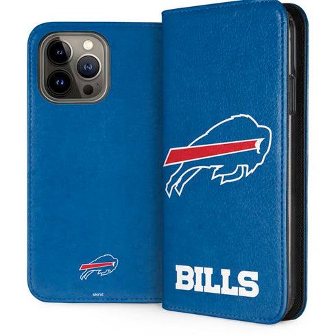 NFL Buffalo Bills Distressed iPhone 15 Pro Max Folio Case
