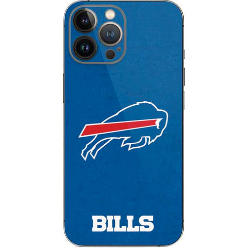 NFL Buffalo Bills Distressed iPhone 15 Pro Max Skin