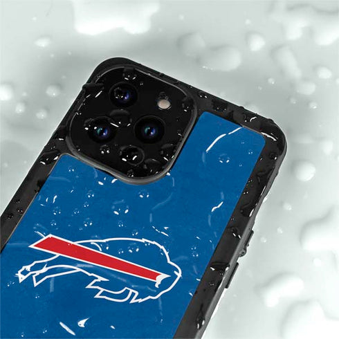 NFL Buffalo Bills Distressed iPhone 15 Pro Waterproof Case