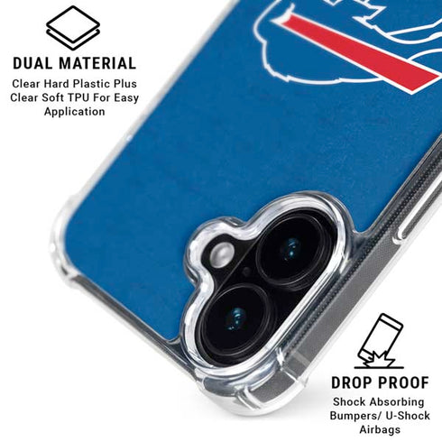 NFL Buffalo Bills Distressed iPhone 16 MagSafe Case