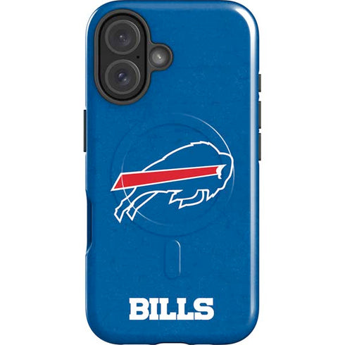 NFL Buffalo Bills Distressed iPhone 16 Magsafe Impact Case