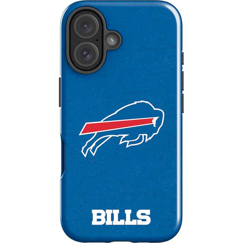 NFL Buffalo Bills Distressed iPhone 16 Plus Impact Case