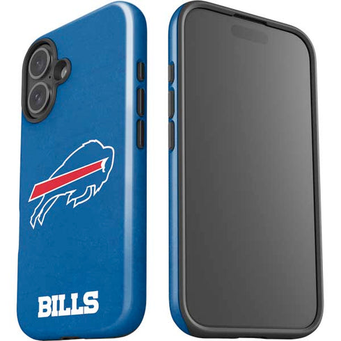 NFL Buffalo Bills Distressed iPhone 16 Plus Impact Case