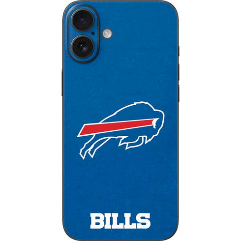 NFL Buffalo Bills Distressed iPhone 16 Plus Skin