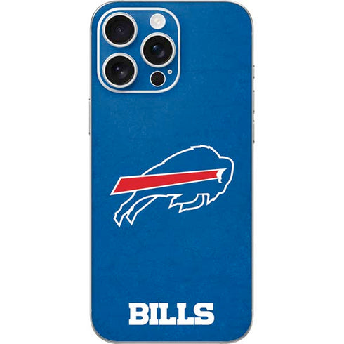 NFL Buffalo Bills Distressed iPhone 16 Pro Max Skin