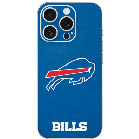 NFL Buffalo Bills Distressed iPhone 16 Pro Skin