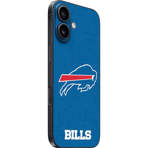 NFL Buffalo Bills Distressed iPhone 16 Skin