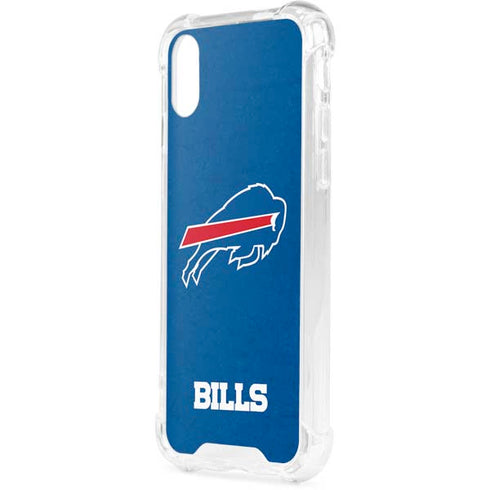 NFL Buffalo Bills Distressed iPhone XS Clear Case