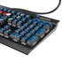 NFL Buffalo Bills Distressed K95 RGB PLATINUM Mechanical Gaming Keyboard Skin