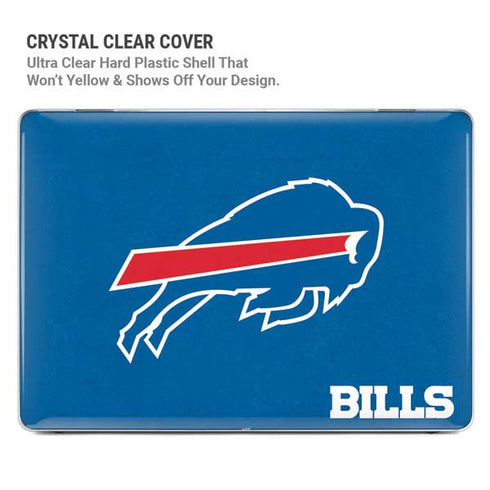 NFL Buffalo Bills Distressed MacBook Pro 14in (2021-24) Case plus Skin