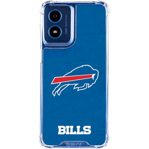 NFL Buffalo Bills Distressed Moto G 5G (2024) Clear Case