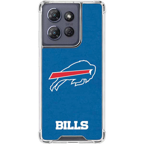 NFL Buffalo Bills Distressed Moto G Play 5G (2025) Clear Case