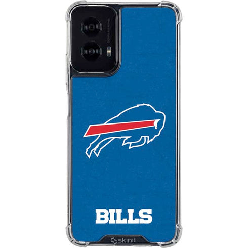 NFL Buffalo Bills Distressed Moto G Power 5G (2024) Clear Case