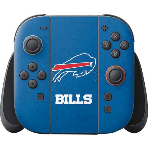 NFL Buffalo Bills Distressed Nintendo Switch 2 (2025) Joy-Con Controller Skin