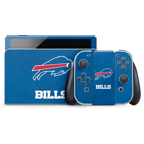 NFL Buffalo Bills Distressed Nintendo Skins