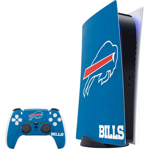 NFL Buffalo Bills Distressed PlayStation PS5 Skins