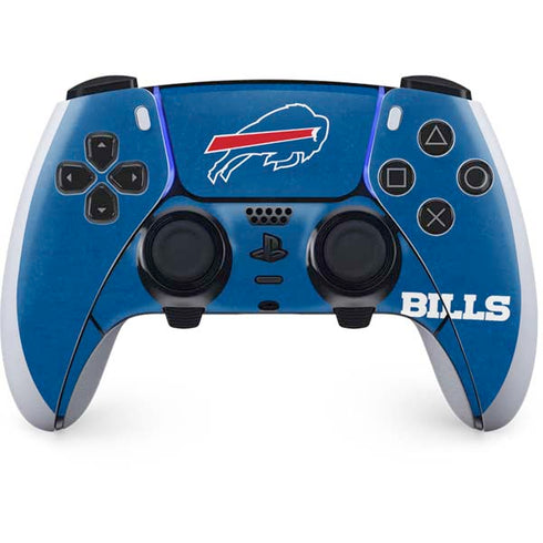 NFL Buffalo Bills Distressed PS5 DualSense Edge Pro Controller Skin