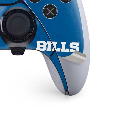 NFL Buffalo Bills Distressed PS5 DualSense Edge Pro Controller Skin