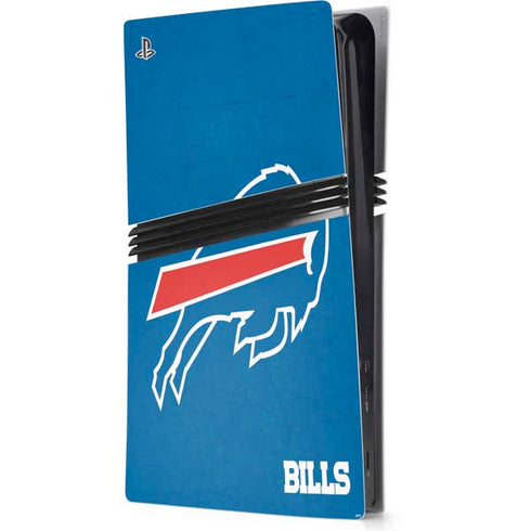 NFL Buffalo Bills Distressed PS5 Pro Console Skin