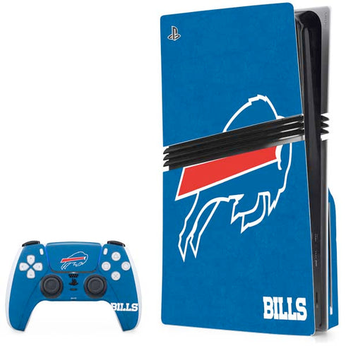 NFL Buffalo Bills Distressed PlayStation PS5 Skins