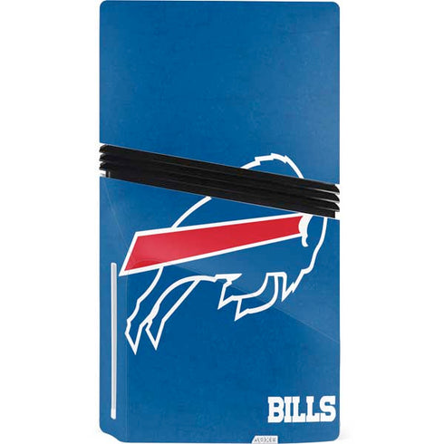 NFL Buffalo Bills Distressed PS5 Pro Disk Console Skin