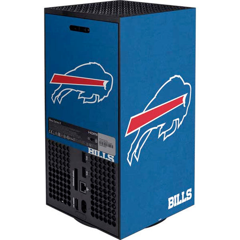 NFL Buffalo Bills Distressed XBox Series X Digital Edition Bundle Skin
