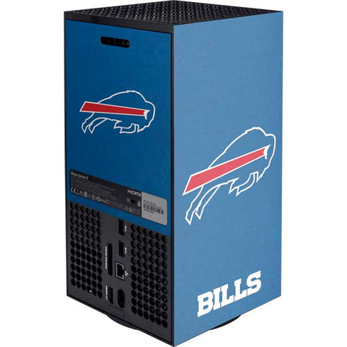 NFL Buffalo Bills Distressed XBox Series X Digital Edition Console Skin