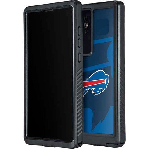 NFL Buffalo Bills Double Vision Galaxy S24 Ultra Waterproof Case