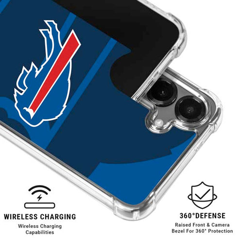 NFL Buffalo Bills Double Vision Galaxy S26 Plus Clear Case