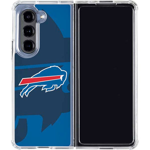 NFL Buffalo Bills Double Vision Galaxy Z Fold5 5G Clear Case