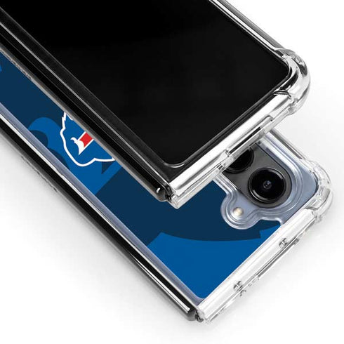 NFL Buffalo Bills Double Vision Galaxy Z Fold5 5G Clear Case