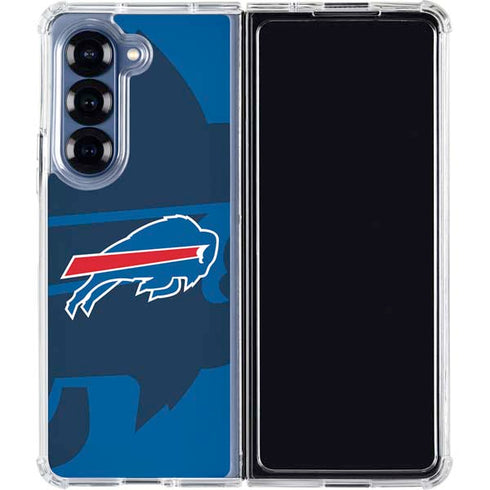 NFL Buffalo Bills Double Vision Galaxy Z Fold7 Clear Case