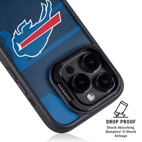 NFL Buffalo Bills Double Vision iPhone 15 Pro Kickstand Case