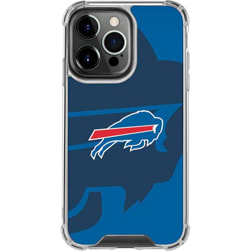 NFL Buffalo Bills Double Vision iPhone 16 Pro Clear Case