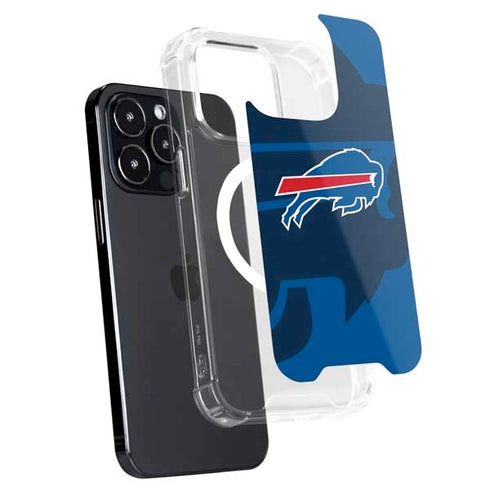 NFL Buffalo Bills Double Vision iPhone 16 Pro MagSafe Case