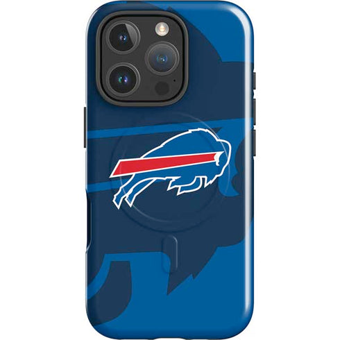 NFL Buffalo Bills Double Vision iPhone 16 Pro Magsafe Impact Case