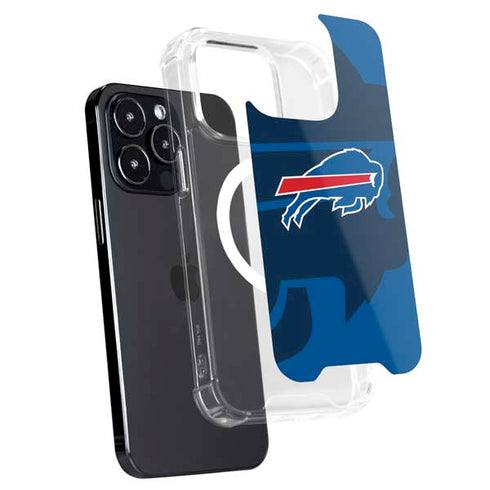 NFL Buffalo Bills Double Vision iPhone 16 Pro Max MagSafe Case