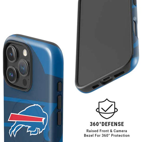 NFL Buffalo Bills Double Vision iPhone 16 Pro Max Magsafe Impact Case