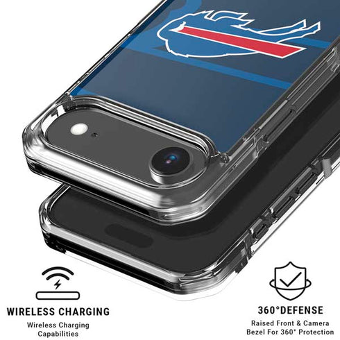 NFL Buffalo Bills Double Vision iPhone 17 Air Clear Case