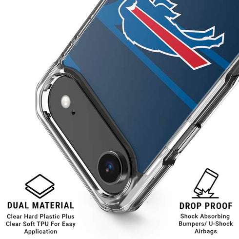 NFL Buffalo Bills Double Vision iPhone 17 Air Clear Case